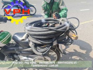 Dây đầm dùi bê tông biến tần