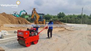 thuê xe lu dắt tay long an