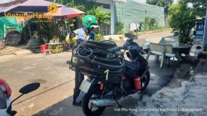 máy đầm dùi bê tông biến tần exen