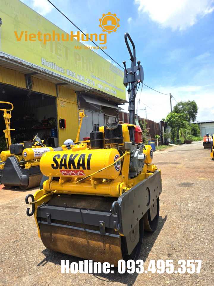 Cho thuê xe lu rung dắt tay 500kg